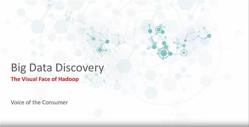 Spot the significance of social media with Oracles Big Data Discovery